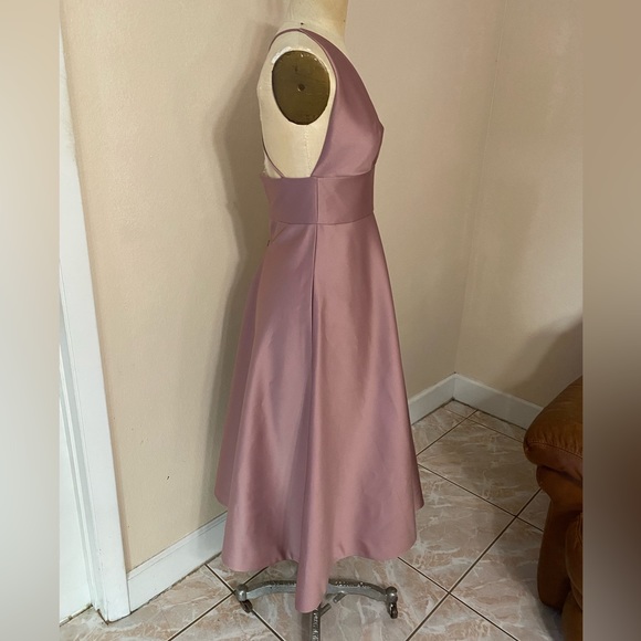 BHLDN Party Dress. Midi length. Mauve color. Has Pockets! - Picture 4 of 9